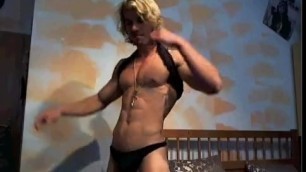 Sexy Boy Muscle Blonde