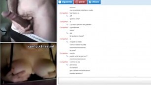 Masturbating together on live webcam chat