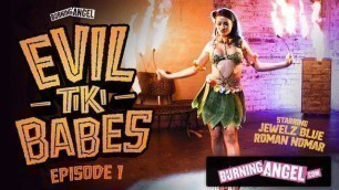 BurningAngel Barmaid Jewelz Blu Gives A Hot Tiki Performance