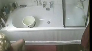 Now I know what my mom usually do on toilet. Hidden cam