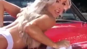 Lindsey Pelas Naked Car Wash