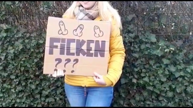 Studentin Fragt Einen Fremden Ob Er Sie Ficken will