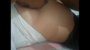 7 Months Pregnant MILF got her Hard Nipples Sucked