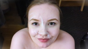 Thick Cum on her Face